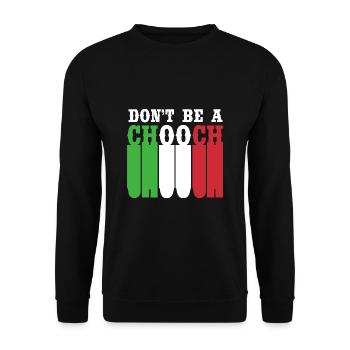 Italienisch Italia Italien - Unisex Pullover - Schwarz - Vorne - Alina (178cm) & Michal (187cm)