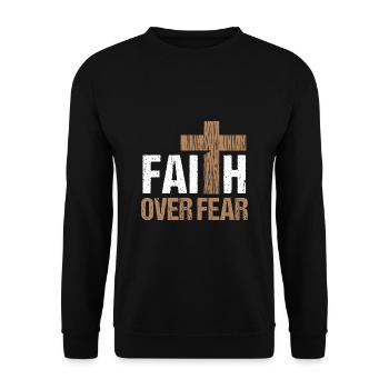 Youth pastor - Unisex Sweatshirt - black - Front - Alina (178cm) & Michal (187cm)