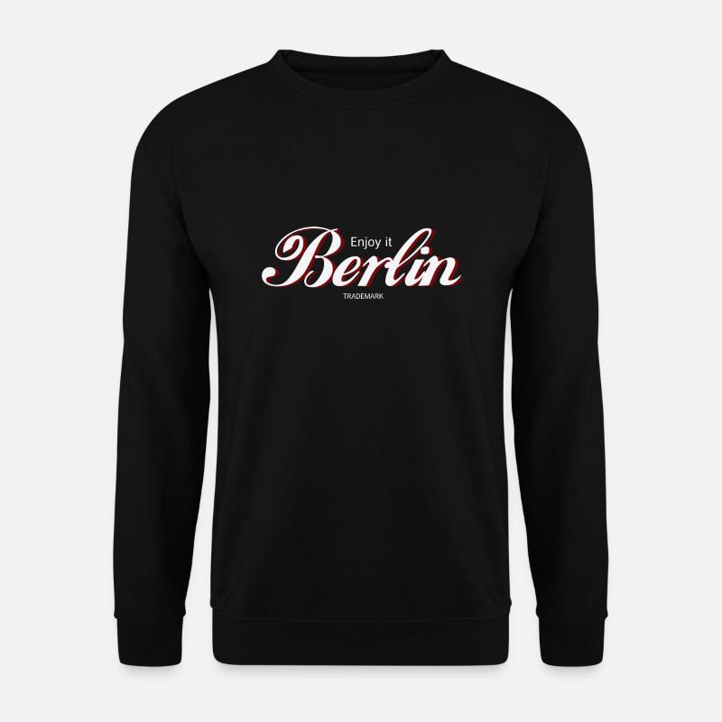 Enjoy Berlin - Unisex Pullover - Schwarz
