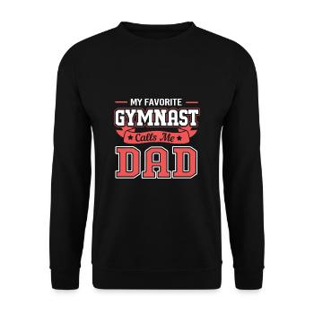 Athletics - Unisex Sweatshirt - black - Front - Alina (178cm) & Michal (187cm)