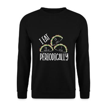 Periodic table - Unisex Sweatshirt - black - Front - Alina (178cm) & Michal (187cm)
