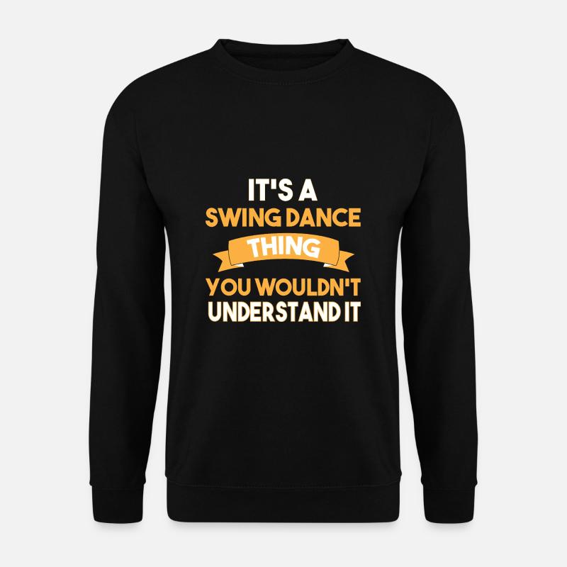 Swing Swing-Musik - Unisex Pullover - Schwarz