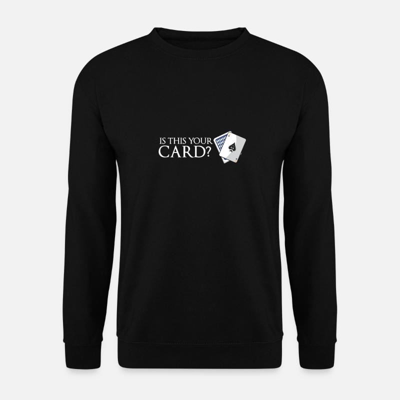 Zauberer Geschenk Magier Zaubertrick - Unisex Pullover - Schwarz
