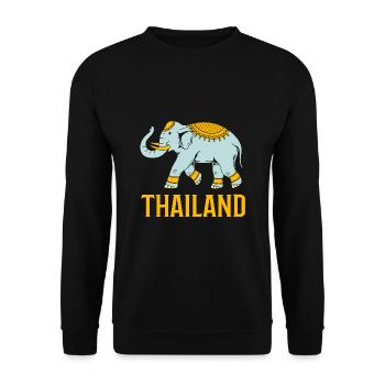 Thaïlande - Sweat-shirt Unisexe - noir - Devant - Alina (178cm) & Michal (187cm)