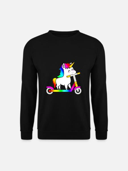 Scooter Roller - Unisex Sweatshirt - black
