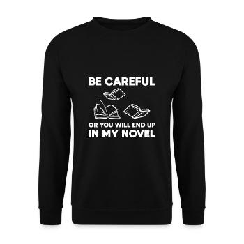 Auteur - Sweat-shirt Unisexe - noir - Devant - Alina (178cm) & Michal (187cm)