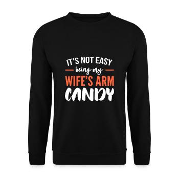 Bras Candy Mari - Sweat-shirt Unisexe - noir - Devant - Alina (178cm) & Michal (187cm)