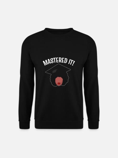 Master Studium Abschlussfeier - Unisex Pullover - Schwarz
