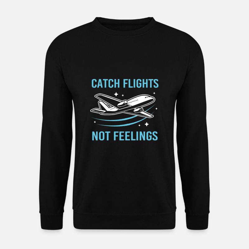 Pilote d’avion - Sweat-shirt Unisexe - noir