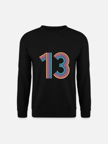 Cooles Geschenk zum 13. Geburtstag von 13 - 13 Jahren - Unisex Pullover - Schwarz