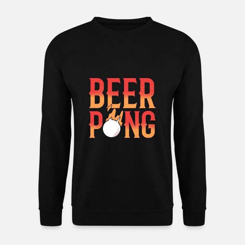 Beerpong Bierpong Bier Pong - Unisex Pullover - Schwarz