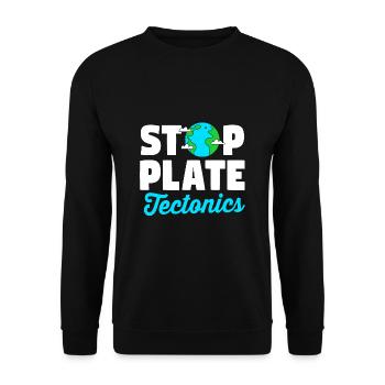 Geologist - Unisex Sweatshirt - black - Front - Alina (178cm) & Michal (187cm)