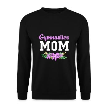 Athletics - Unisex Sweatshirt - black - Front - Alina (178cm) & Michal (187cm)