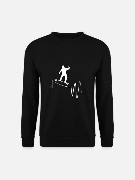Longboard Longboarder Longboarding - Unisex Sweatshirt - black
