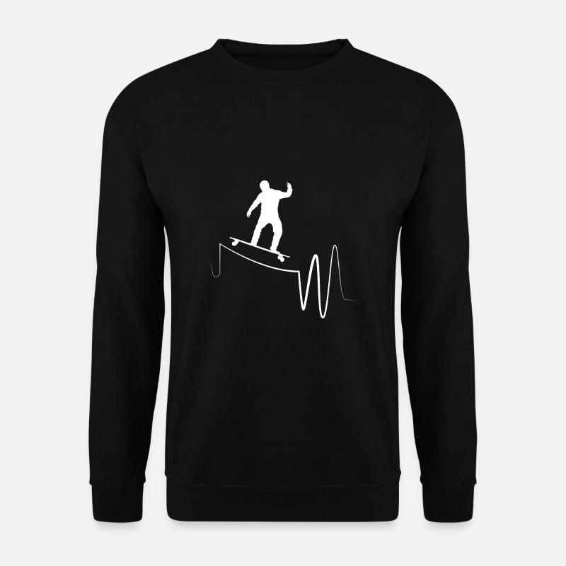 Longboard Longboarder Longboarding - Unisex Sweatshirt - black