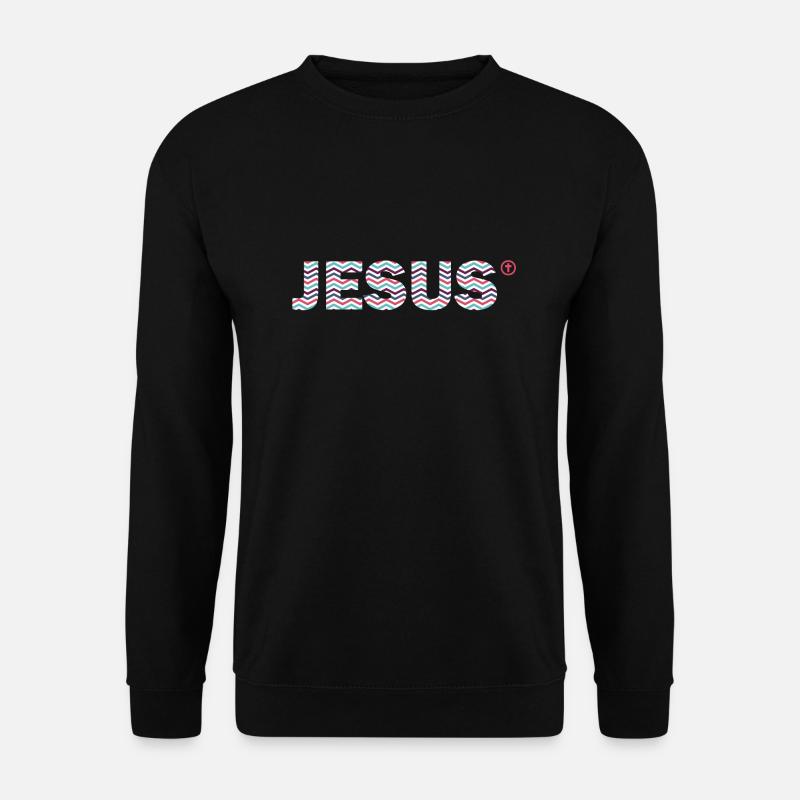 JESUS - Unisex Pullover - Schwarz