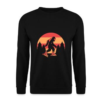 Rollschuhlaufen Rollschuhe Inline-Skates - Unisex Pullover - Schwarz - Vorne - Alina (178cm) & Michal (187cm)