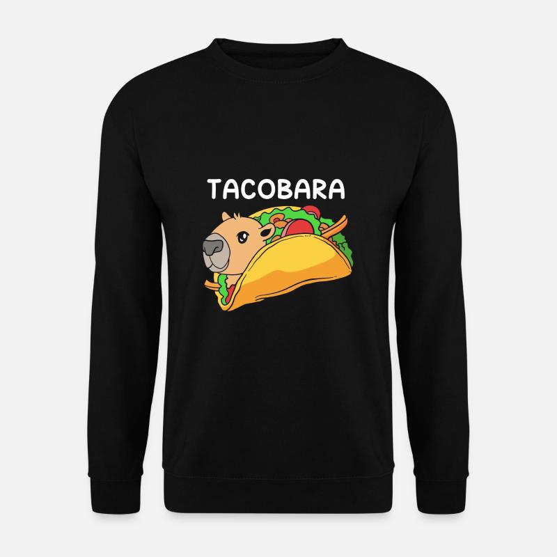 Taco di capibara - Felpa unisex - nero