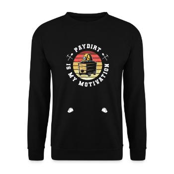 Ingenieur Zahlschmutz Bergbauingenieur - Unisex Pullover - Schwarz - Vorne - Alina (178cm) & Michal (187cm)
