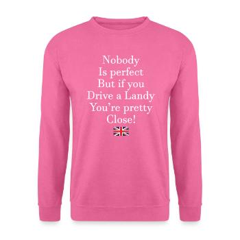 Drive a Landy - Unisex Pullover - Pink - Vorne