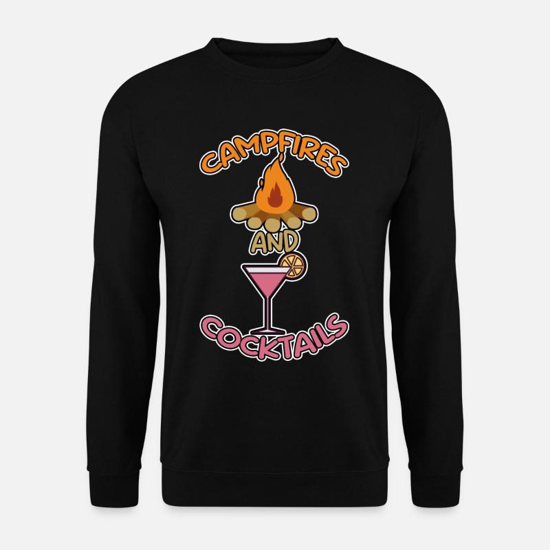 Campfire And Cocktails 2 - Unisex Sweatshirt - black