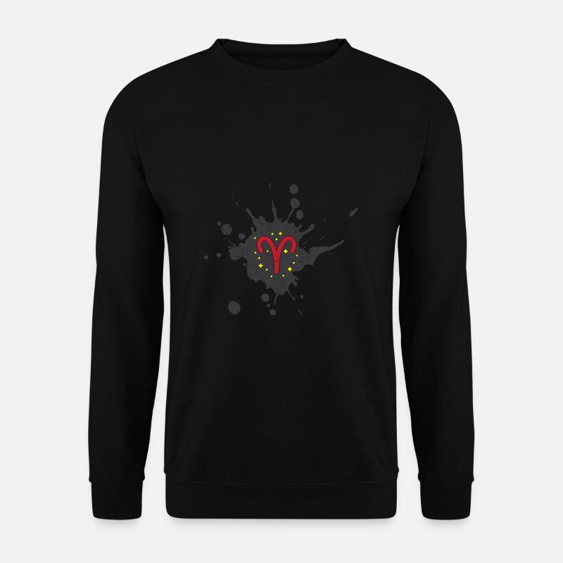 Sternzeichen Widder - Unisex Pullover - Schwarz