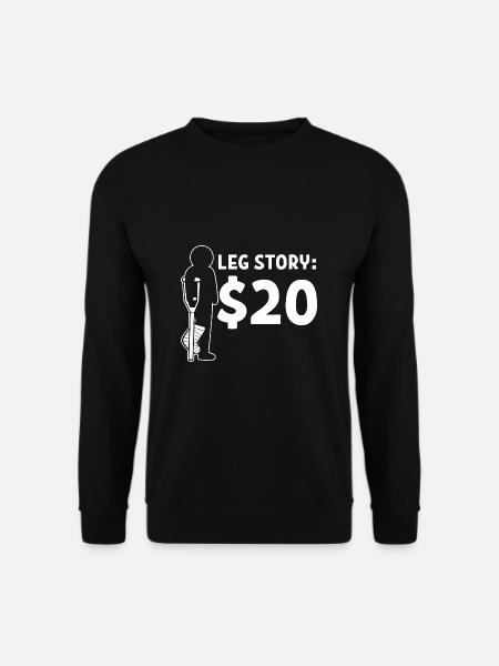 Broken leg - Unisex Sweatshirt - black