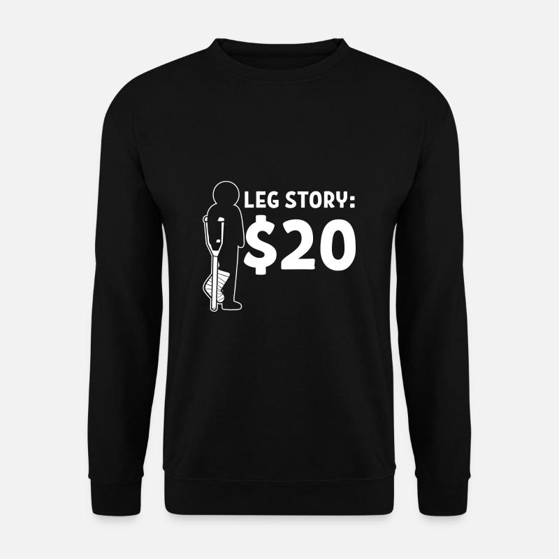 Broken leg - Unisex Sweatshirt - black