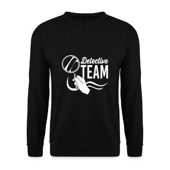 Detective - Unisex Sweatshirt - black - Front - Alina (178cm) & Michal (187cm)