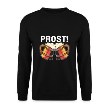 L’Allemagne s’acclame - Sweat-shirt Unisexe - noir - Devant - Alina (178cm) & Michal (187cm)