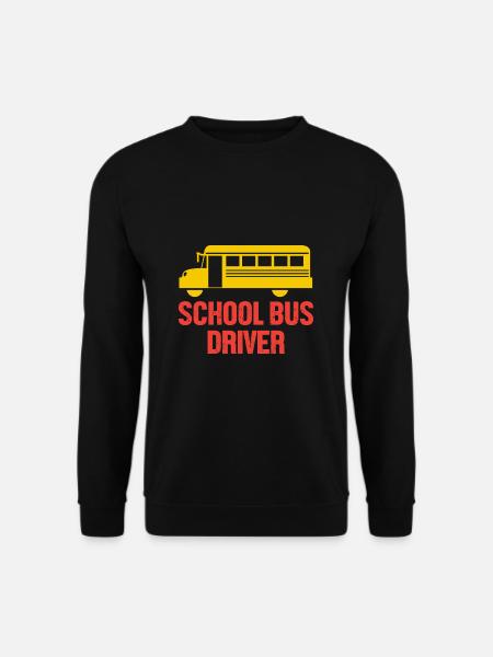 School Bus Driver School Bus - Unisex Sweatshirt - black