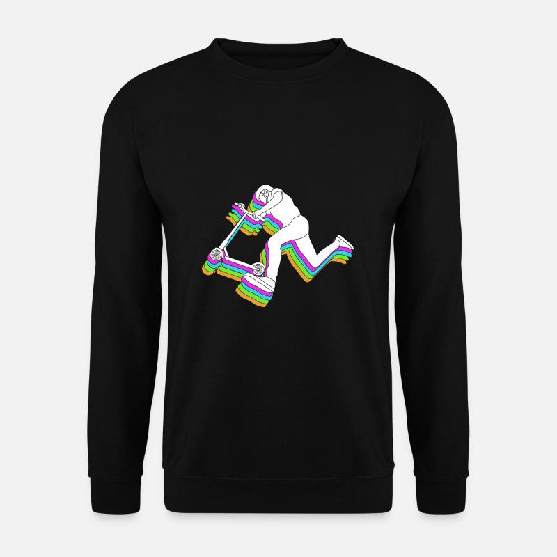 Scooter Roller - Unisex Sweatshirt - black
