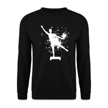 Fitness Konditionstraining Aerobic Fitness - Unisex Pullover - Schwarz - Vorne - Alina (178cm) & Michal (187cm)
