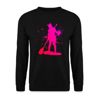 Standup Paddle Standup Paddleboard Sup Femmes - Sweat-shirt Unisexe - noir - Devant - Alina (178cm) & Michal (187cm)