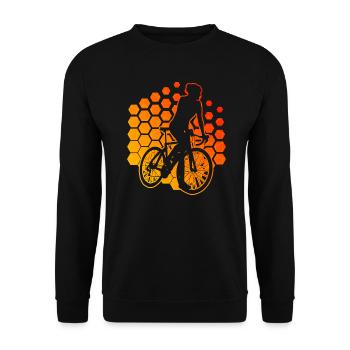 Cyclisme de route Vélo de route Cyclisme de route Vélo de route - Sweat-shirt Unisexe - noir - Devant - Alina (178cm) & Michal (187cm)
