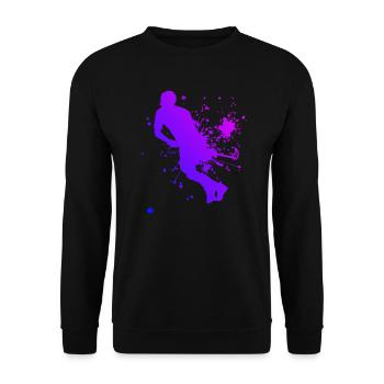 Jeux de floorball Hockey de floorball masculin - Sweat-shirt Unisexe - noir - Devant - Alina (178cm) & Michal (187cm)