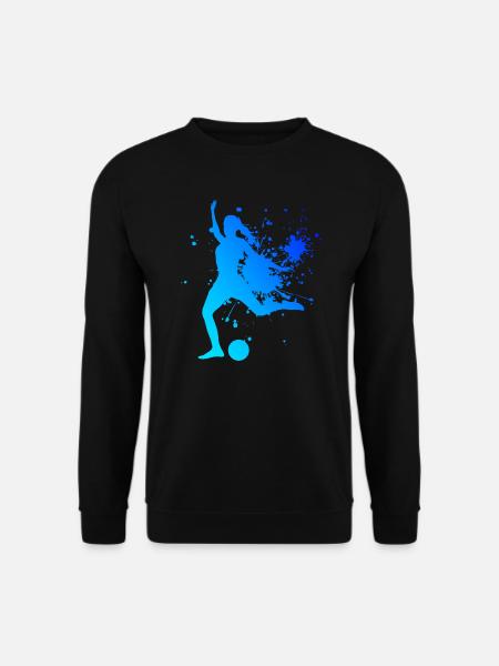 Fussball Fussballspielen Fussballer Fussballspiele - Unisex Pullover - Schwarz