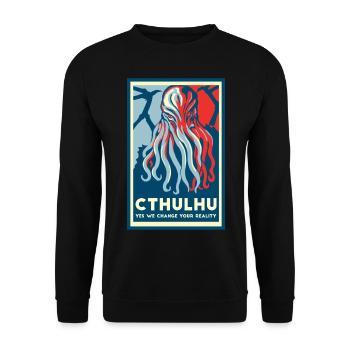 Cthulhu USA America - Sweat-shirt Unisexe - noir - Devant - Alina (178cm) & Michal (187cm)
