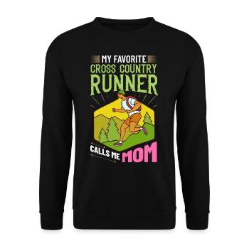 Cross Country Running Crosslauf Geländelauf Laufen - Sweat-shirt Unisexe - noir - Devant - Alina (178cm) & Michal (187cm)