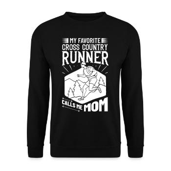 Cross Country Running Crosslauf Geländelauf Laufen - Sweat-shirt Unisexe - noir - Devant - Alina (178cm) & Michal (187cm)