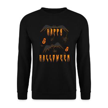 Halloween Joyeux Halloween - Sweat-shirt Unisexe - noir - Devant - Alina (178cm) & Michal (187cm)