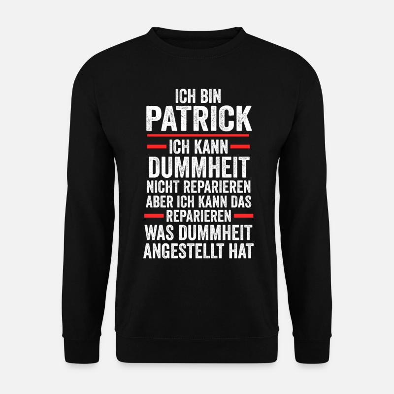 Patrick - Unisex Pullover - Schwarz