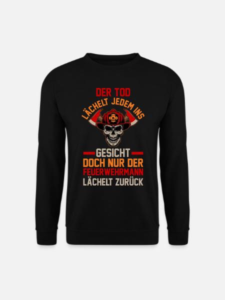 Feuerwehrmann Feuerwehr - Unisex Pullover - Schwarz