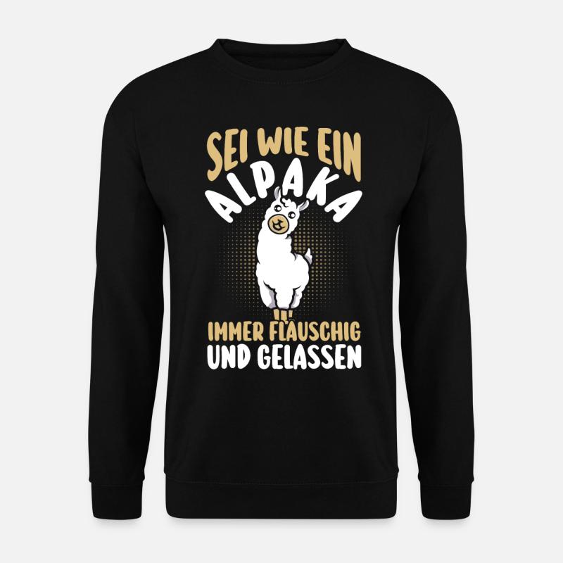 Alpaka - Unisex Pullover - Schwarz