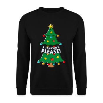 Ä Tännsch’n Please - Sweat-shirt Unisexe - noir - Devant - Alina (178cm) & Michal (187cm)