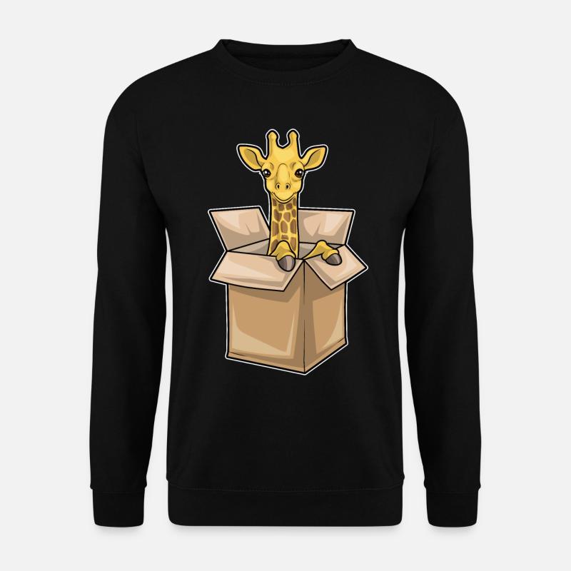 Giraffe Box - Unisex Sweatshirt - black
