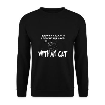 Mon chat est le meilleur de tous - Sweat-shirt Unisexe - noir - Devant - Alina (178cm) & Michal (187cm)