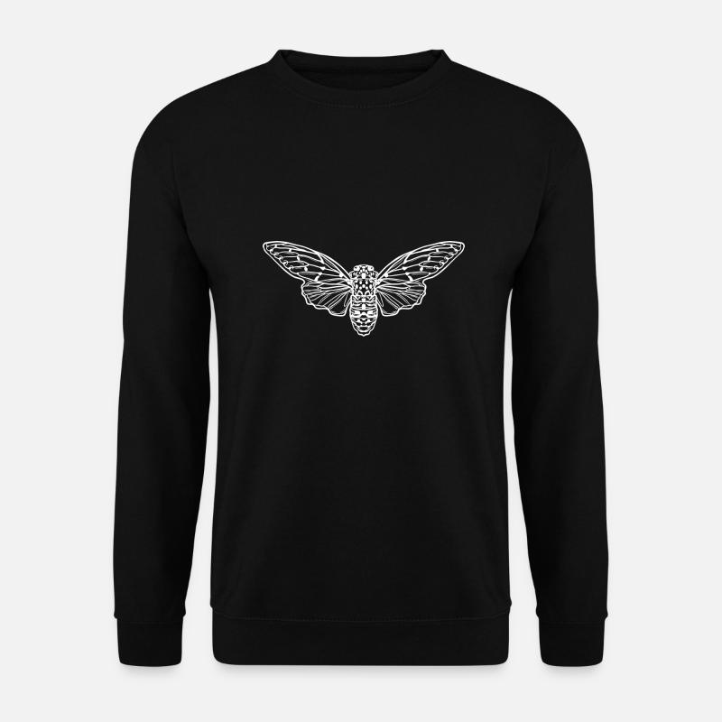 Cicada Minimalist - Unisex Sweatshirt - black