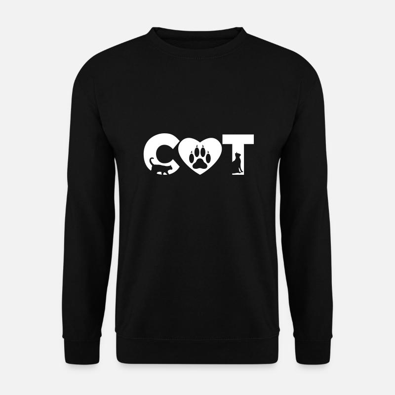CAT PAW KATZE - Unisex Pullover - Schwarz
