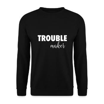 Partner Look Couple Partner Couple Couple Family - Unisex Sweatshirt - black - Front - Alina (178cm) & Michal (187cm)